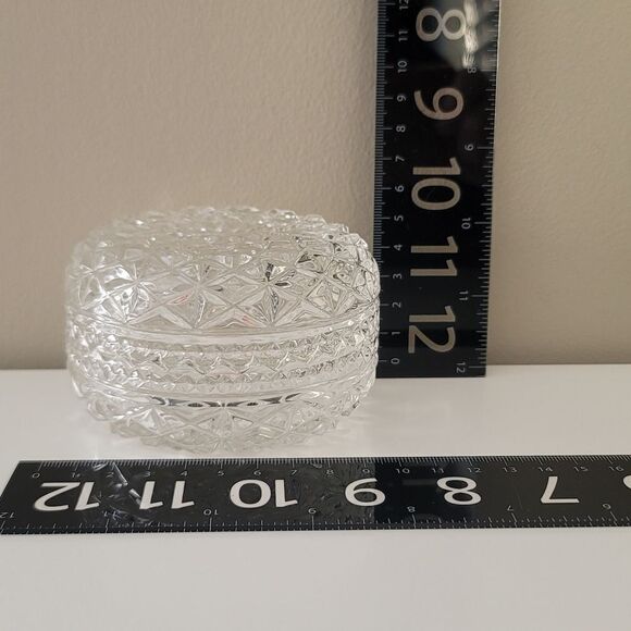 Kristal Zajecar Jewelry Box Crystal Trinket Candy Dish Read Description #1014 - Picture 13 of 16
